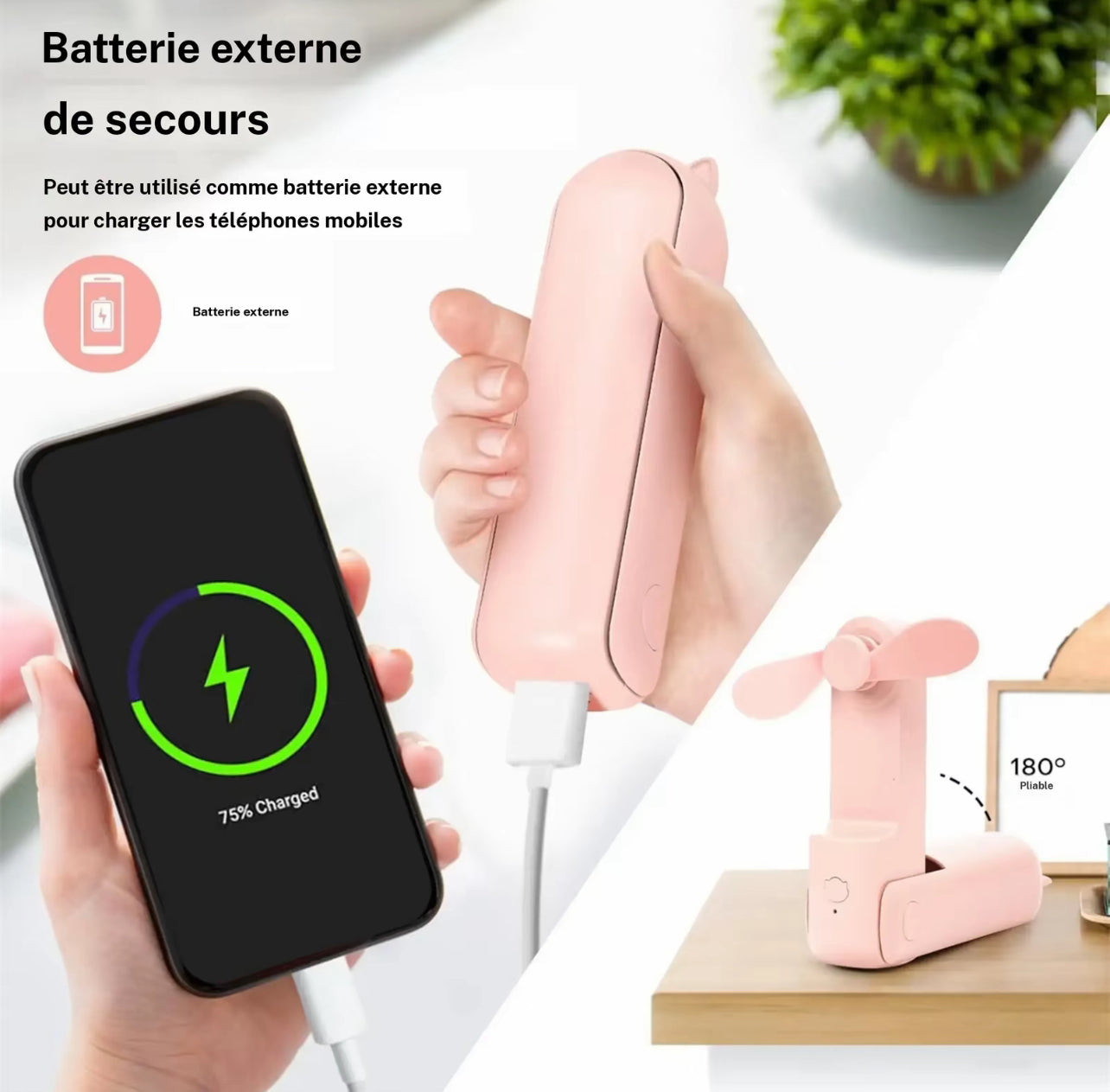 Mini ventilateur portable