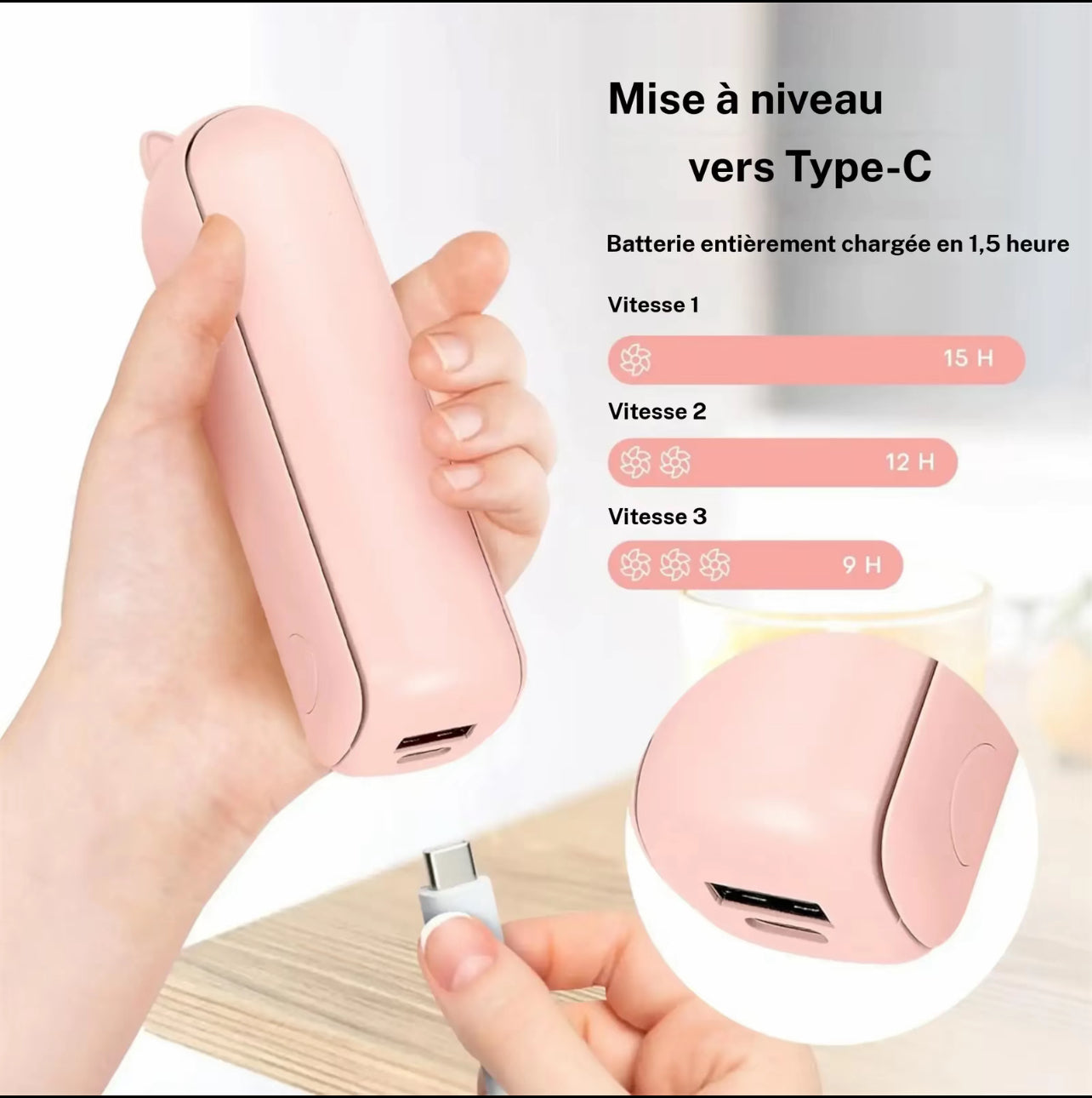 Mini ventilateur portable