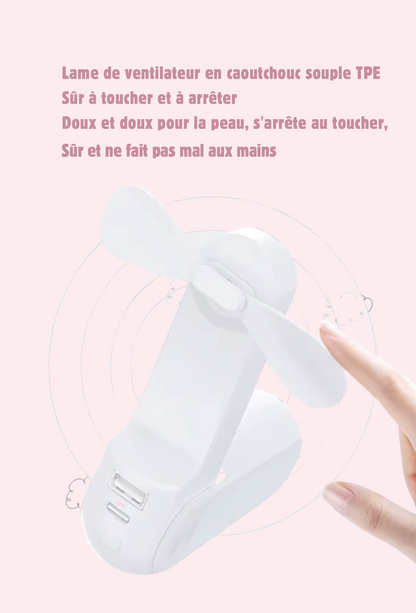 Mini ventilateur portable